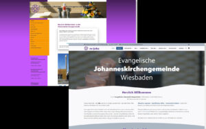 Relaunch der Website der Evangelischen Johanneskirchengemeinde Wiesbaden mit mehr Infos, modern und optimiert für alle Medien