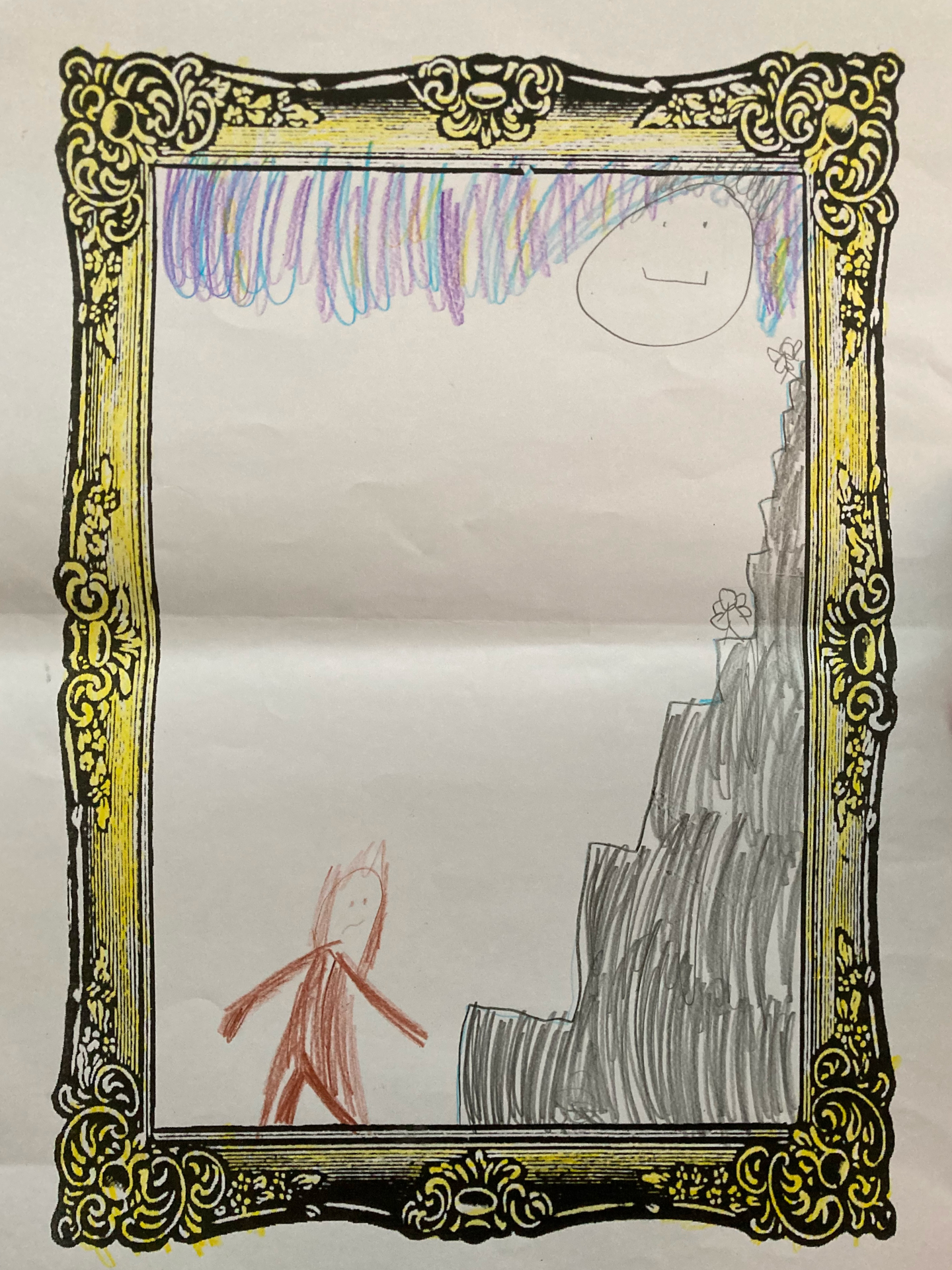Bild eines Grundschulkinds zu Jakobs Traum von der Himmelsleiter